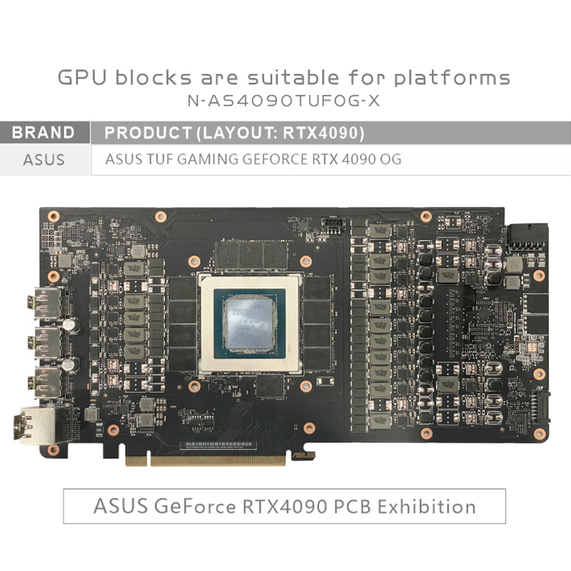 Bykski GPU-koelblok, geschikt  - Rtx 4090 Water Block recensie en prijs